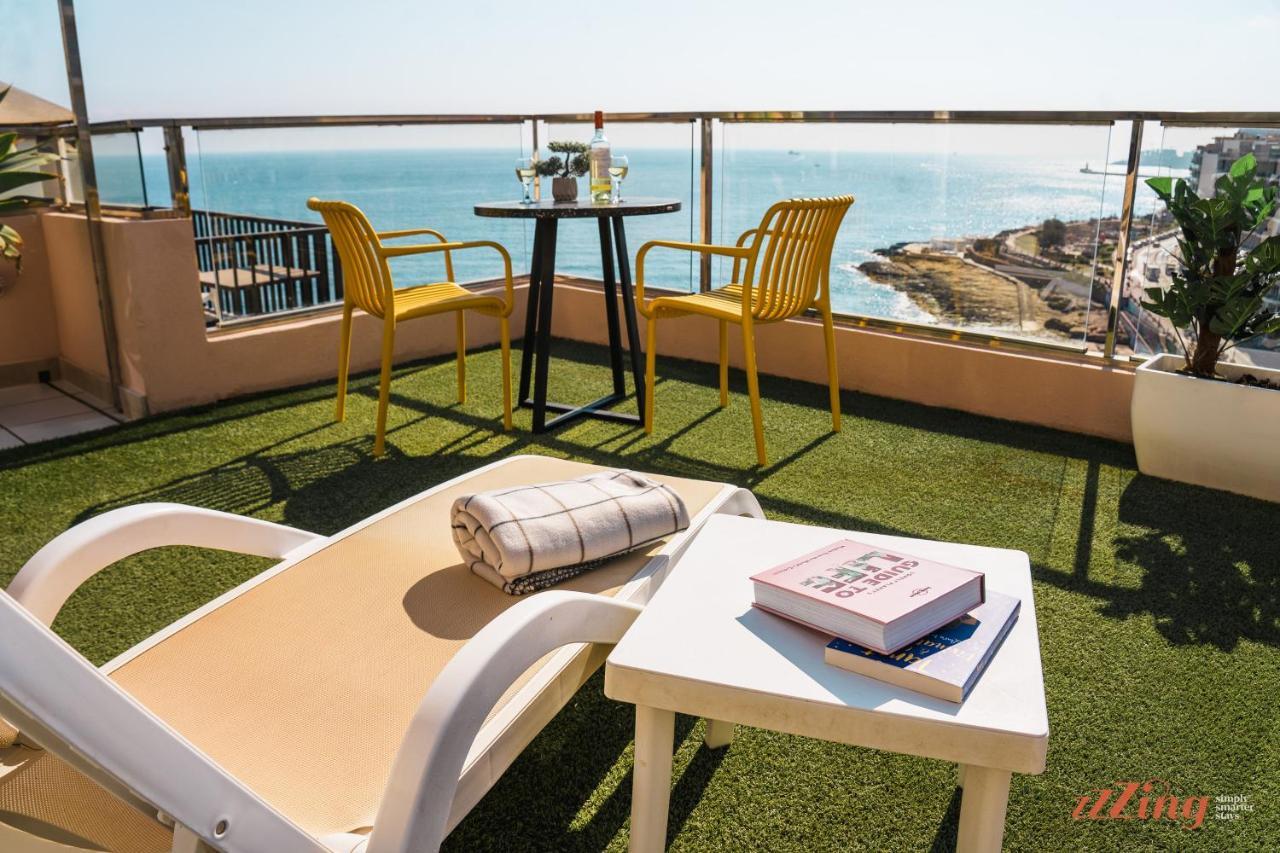 Gorgeous Seaviews From A Stunning Sliema Studio Exterior foto