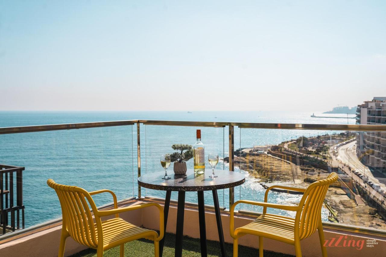Gorgeous Seaviews From A Stunning Sliema Studio Exterior foto